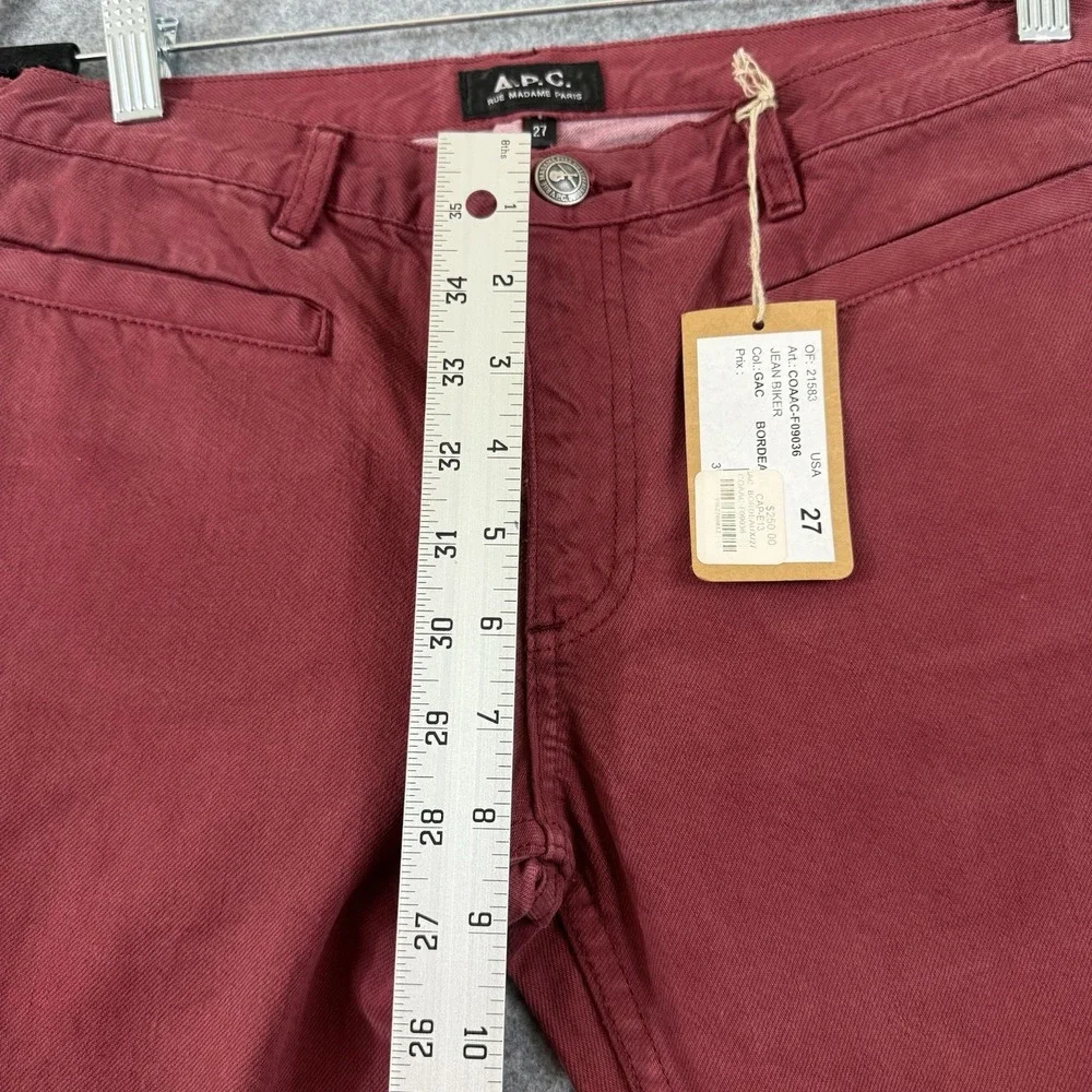 APC Jean Biker‎ GAC Bordeau Women's 27 Red NEW